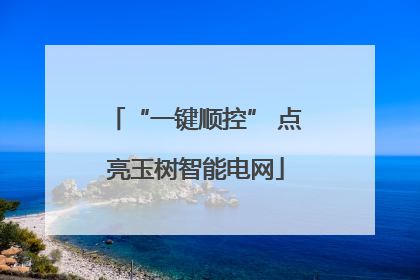 “一键顺控” 点亮玉树智能电网