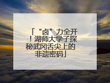 “卤”力全开！湖师大学子探秘武冈舌尖上的非遗密码