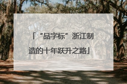 “品字标”浙江制造的十年跃升之路