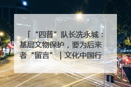 “四普”队长冼永城：基层文物保护，要为后来者“留言”｜文化中国行·我在广东找文物