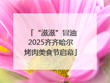 “滋滋”冒油 2025齐齐哈尔烤肉美食节启幕