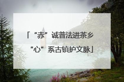 “赤”诚普法进茶乡 “心”系古镇护文脉