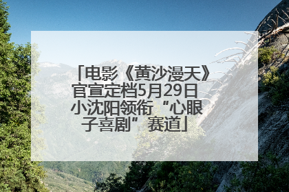 电影《黄沙漫天》官宣定档5月29日 小沈阳领衔“心眼子喜剧”赛道