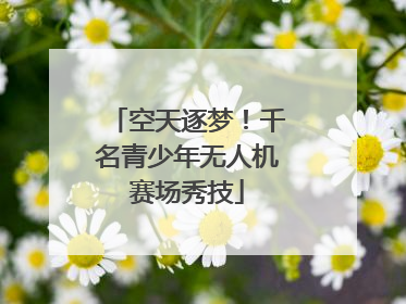 空天逐梦！千名青少年无人机赛场秀技