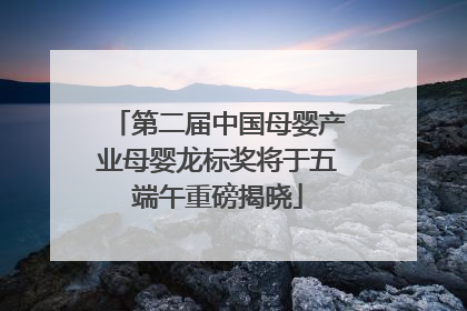 第二届中国母婴产业母婴龙标奖将于五端午重磅揭晓
