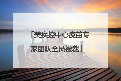 美疾控中心疫苗专家团队全员被裁