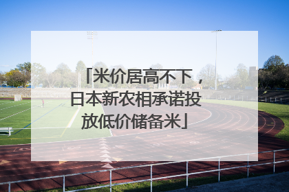 米价居高不下，日本新农相承诺投放低价储备米