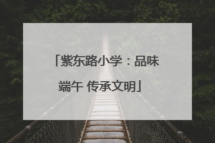 紫东路小学：品味端午 传承文明