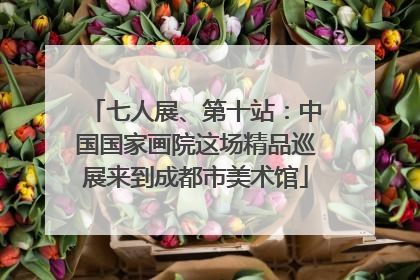 七人展、第十站：中国国家画院这场精品巡展来到成都市美术馆