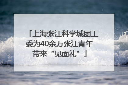上海张江科学城团工委为40余万张江青年带来“见面礼”