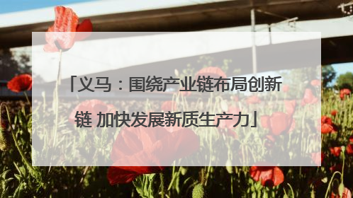义马：围绕产业链布局创新链 加快发展新质生产力