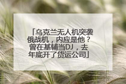 乌克兰无人机突袭俄战机,内应是他?曾在基辅当DJ,去年底开了货运公司