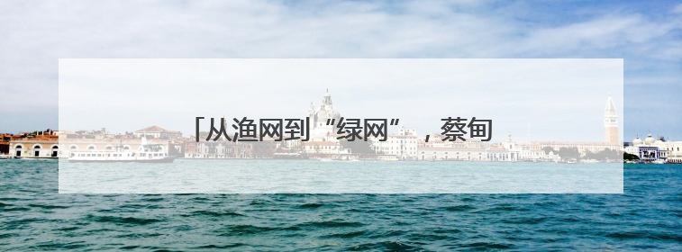 从渔网到“绿网”，蔡甸桐湖网住绿色生态经济