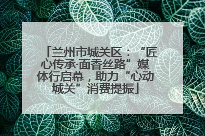 兰州市城关区：“匠心传承·面香丝路”媒体行启幕，助力“心动城关”消费提振