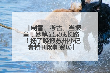 制香、考古、当报童，妙笔记录成长路！扬子晚报苏州小记者特刊焕新登场