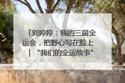 刘婷婷：我的三届全运会，把野心写在脸上｜“我们的全运故事”全民征文大赛