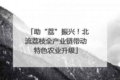 助“荔”振兴！北流荔枝全产业链带动特色农业升级