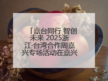 嘉台同行 智创未来 2025浙江·台湾合作周嘉兴专场活动在嘉兴经开区启幕