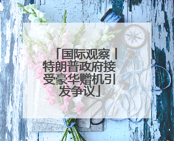 国际观察丨特朗普政府接受豪华赠机引发争议
