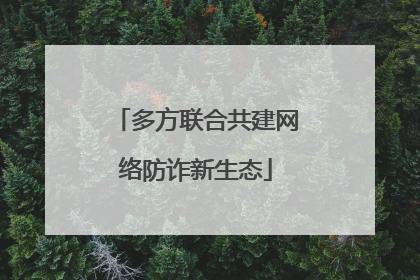 多方联合共建网络防诈新生态