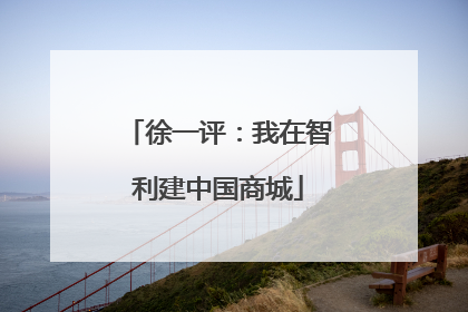 徐一评：我在智利建中国商城
