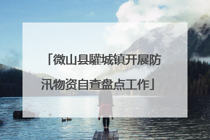微山县驩城镇开展防汛物资自查盘点工作