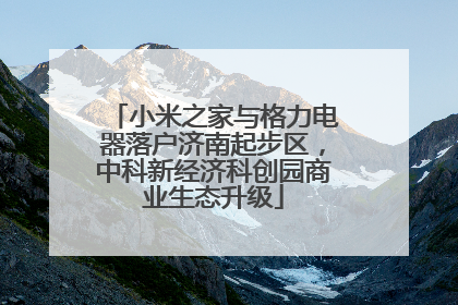 小米之家与格力电器落户济南起步区，中科新经济科创园商业生态升级