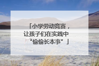 小学劳动竞赛，让孩子们在实践中“偷偷长本事”