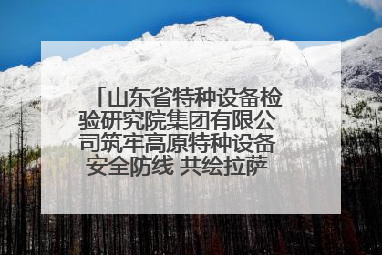 山东省特种设备检验研究院集团有限公司筑牢高原特种设备安全防线 共绘拉萨美好生活画卷