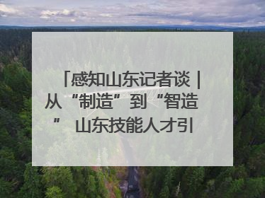感知山东记者谈｜从“制造”到“智造” 山东技能人才引领产业升级