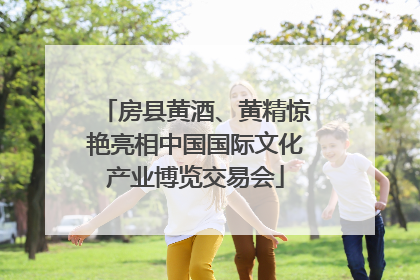 房县黄酒、黄精惊艳亮相中国国际文化产业博览交易会