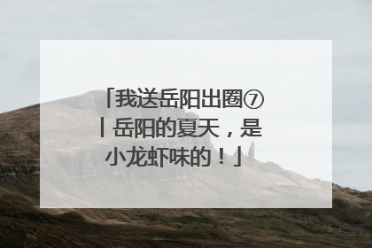我送岳阳出圈⑦丨岳阳的夏天，是小龙虾味的！