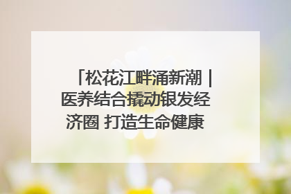 松花江畔涌新潮｜医养结合撬动银发经济圈 打造生命健康产业新样本