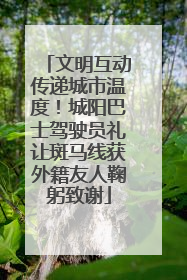 文明互动传递城市温度！城阳巴士驾驶员礼让斑马线获外籍友人鞠躬致谢