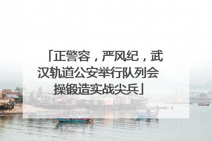 正警容，严风纪，武汉轨道公安举行队列会操锻造实战尖兵