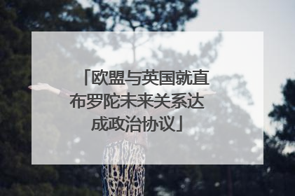 欧盟与英国就直布罗陀未来关系达成政治协议