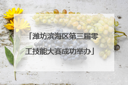 潍坊滨海区第三届零工技能大赛成功举办