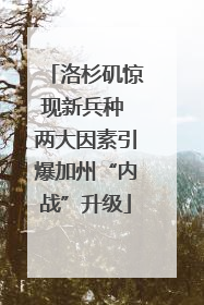 洛杉矶惊现新兵种 两大因素引爆加州“内战”升级