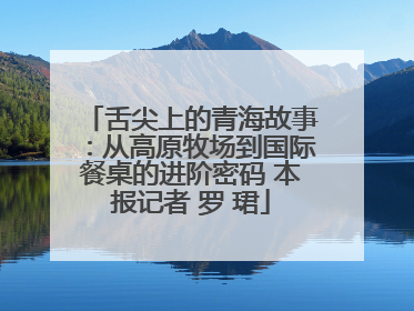 舌尖上的青海故事：从高原牧场到国际餐桌的进阶密码 本报记者 罗 珺