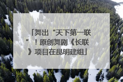 舞出“天下第一联”！原创舞剧《长联》项目在昆明建组