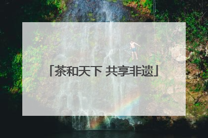 茶和天下 共享非遗