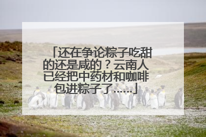 还在争论粽子吃甜的还是咸的？云南人已经把中药材和咖啡包进粽子了……