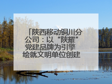 陕西移动铜川分公司：以“陕耀”党建品牌为引擎 绘就文明单位创建新画卷——全国文明单位创建纪实