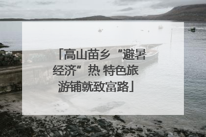 高山苗乡“避暑经济”热 特色旅游铺就致富路