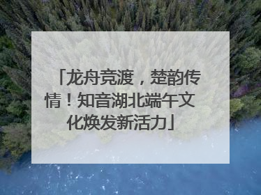 龙舟竞渡，楚韵传情！知音湖北端午文化焕发新活力