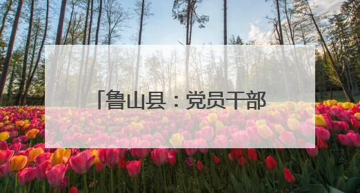 鲁山县：党员干部一线助农耕 高校师生宣传护生态