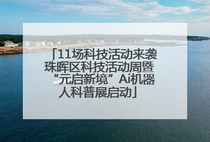 11场科技活动来袭 珠晖区科技活动周暨“元启新境”Ai机器人科普展启动
