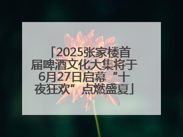 2025张家楼首届啤酒文化大集将于6月27日启幕“十夜狂欢”点燃盛夏