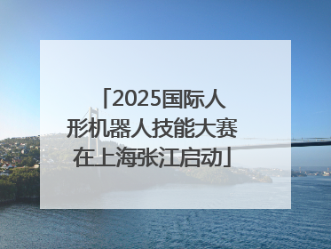 2025国际人形机器人技能大赛在上海张江启动