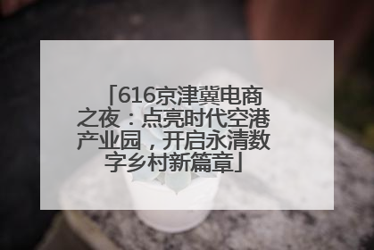 616京津冀电商之夜：点亮时代空港产业园，开启永清数字乡村新篇章